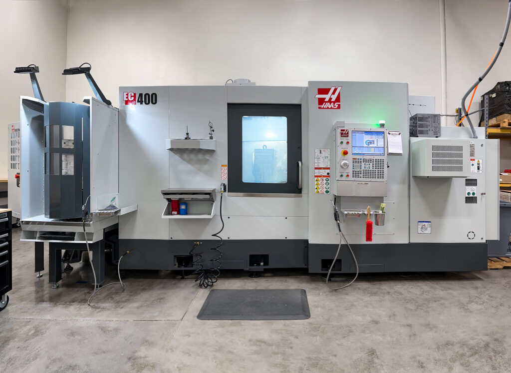 Hass EC400 Machining Center.